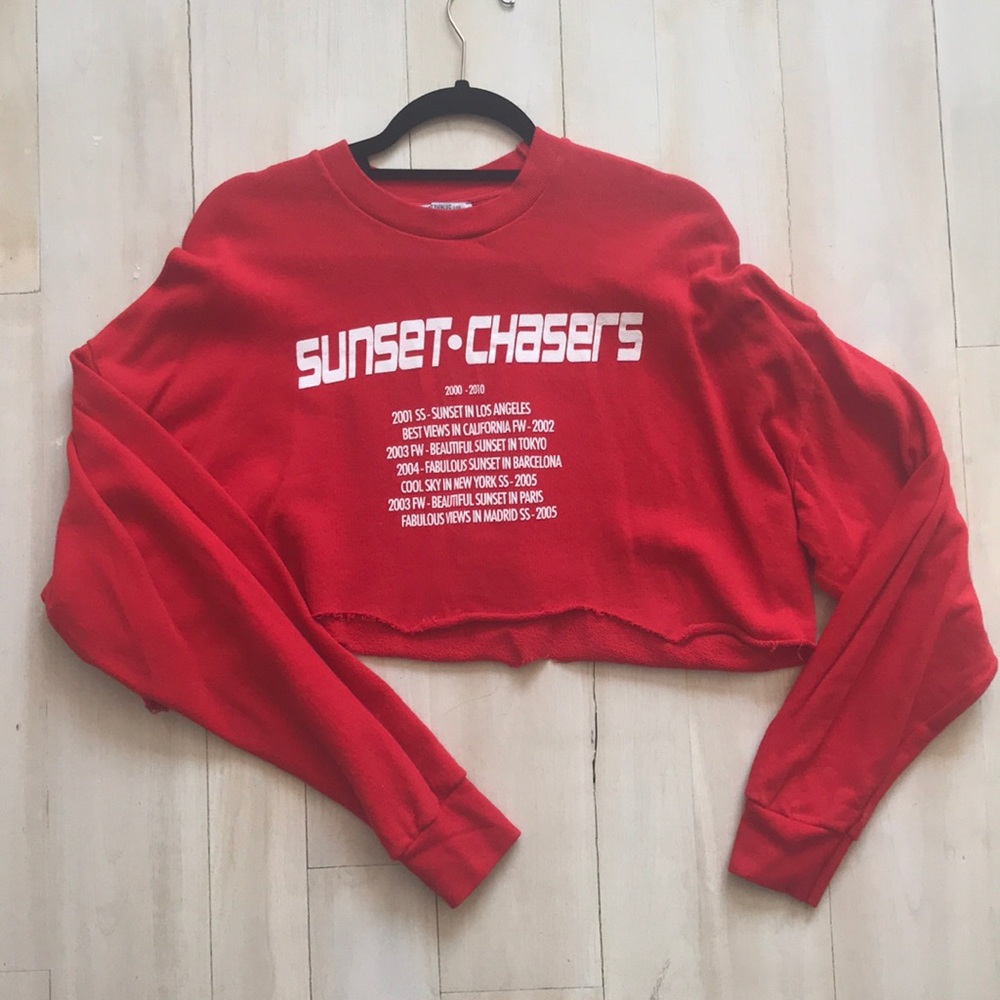 Zara Cropped Sweatshirt